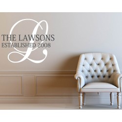 Monogram Wall Stickers